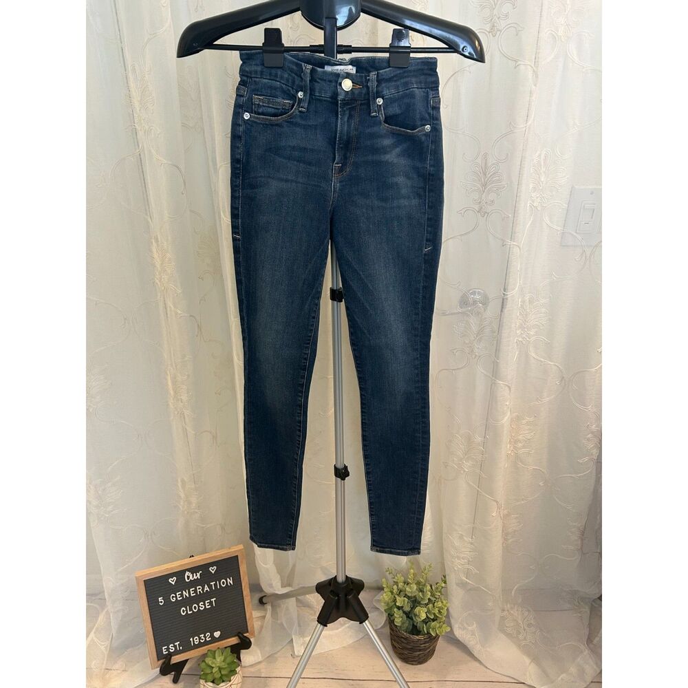 Good American Medium Wash Women's Jeans Size 0/25